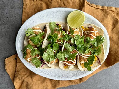 Fish tacos med norsk torsk